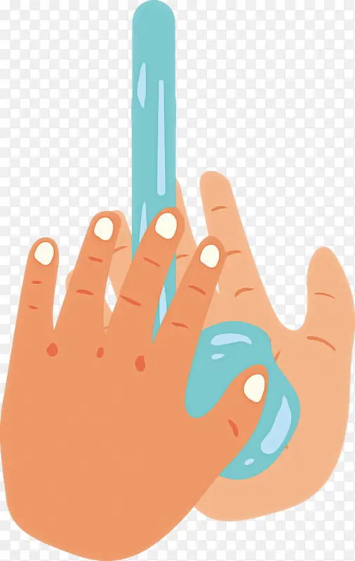 洗手 手模型 指甲