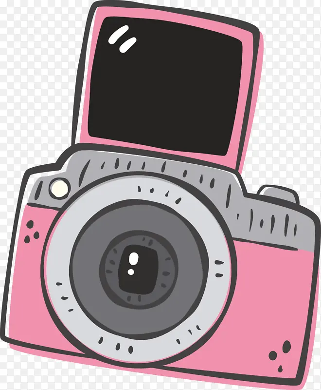 相机卡通 无镜可互换镜头相机 布干维尔岛