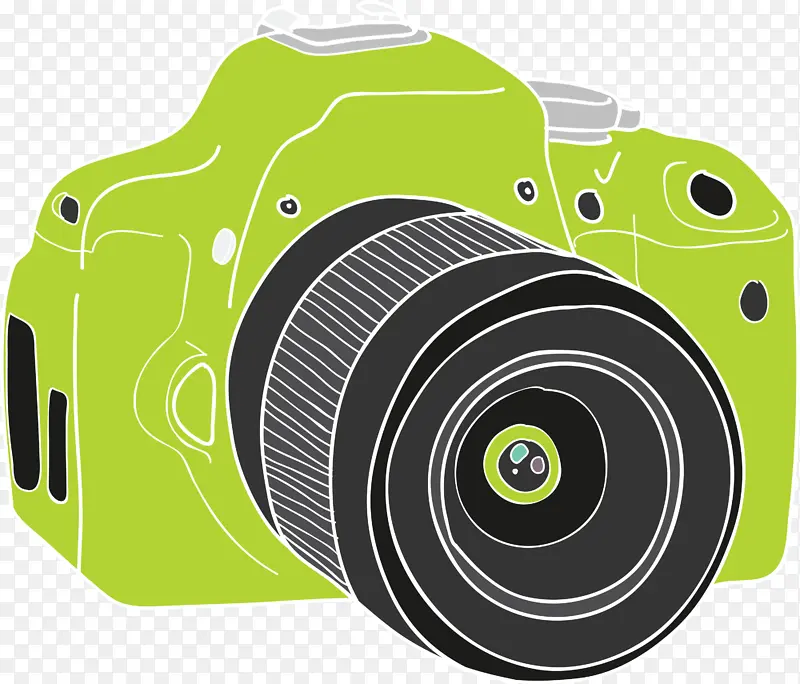 卡通相机 数码单反 无镜可互换镜头相机
