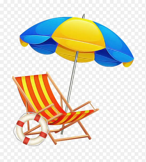海滩 免版税 沙滩椅