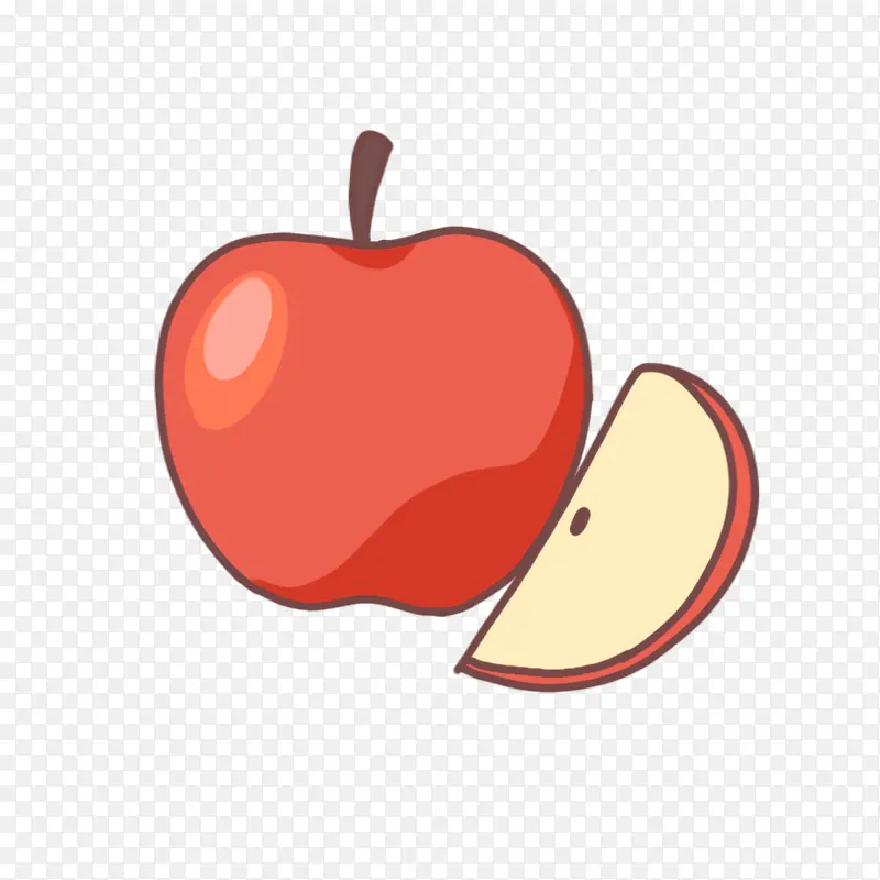 卡通水果 卡瓦伊水果 苹果