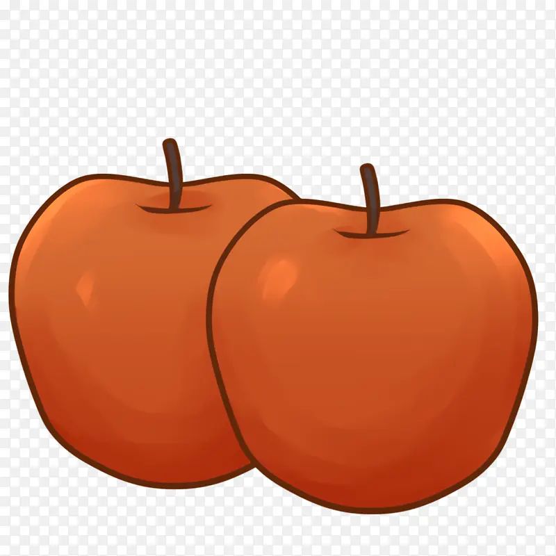 卡通水果 卡瓦伊水果 苹果