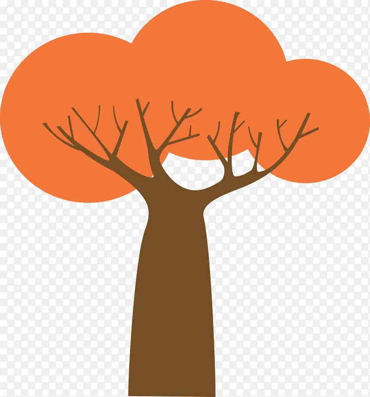 抽象树 卡通树 树枝