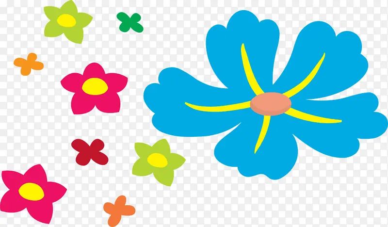 花卉设计 花瓣 卡通