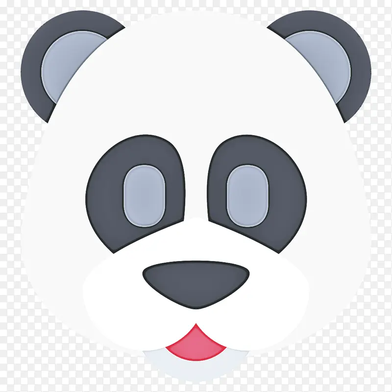 大熊猫 表情符号 微笑