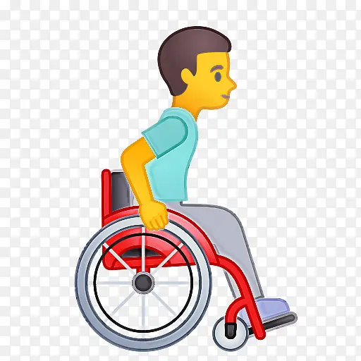 轮椅 坐着 健康