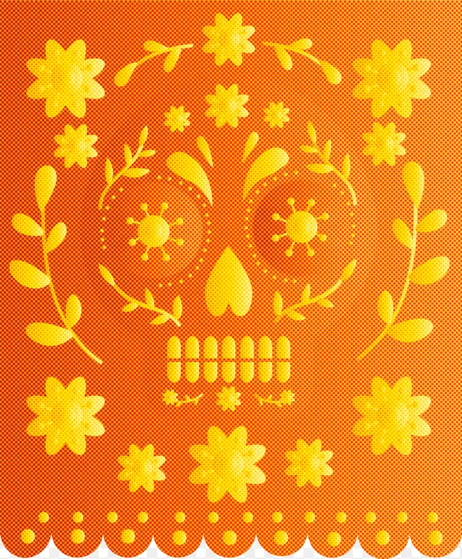 墨西哥彩旗 水彩画 计算机图形学