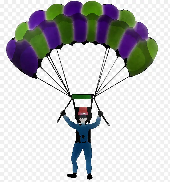降落伞 滑翔伞 绘画
