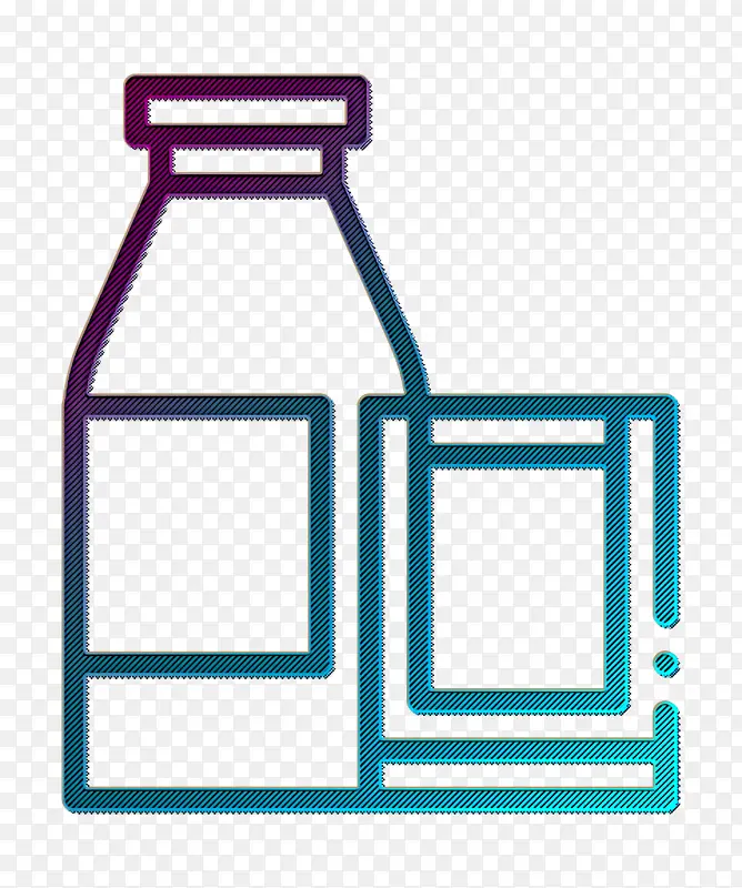 牛奶图标 食品和餐厅图标 饮料图标