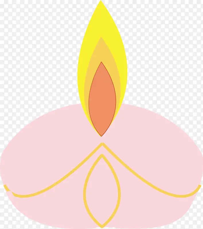 排灯节 水彩画 油漆