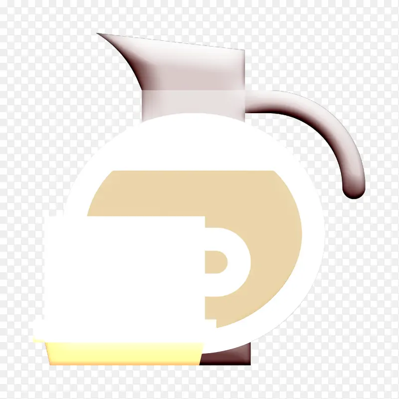 咖啡壶图标 食品和餐厅图标 饮料图标