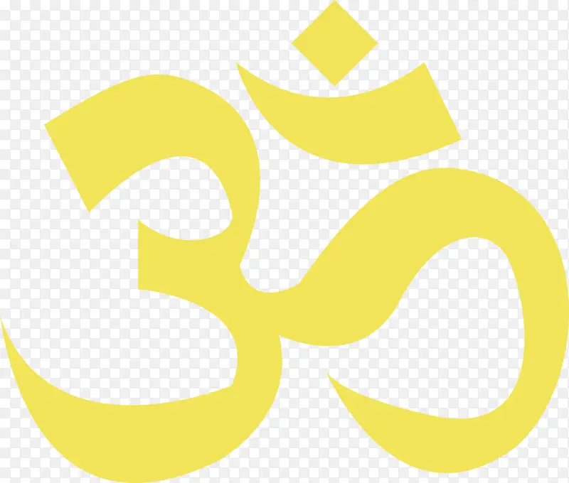 印度元素 标志 黄色