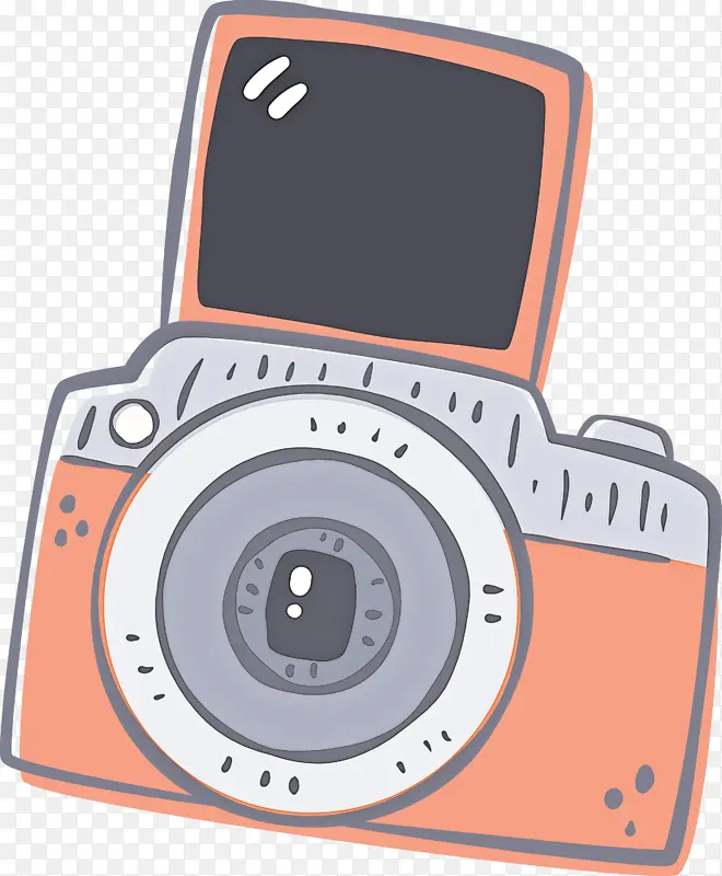 相机卡通 数码相机 相机镜头