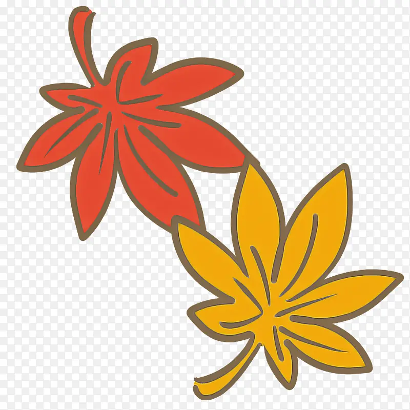 秋季卡通 花卉 花卉设计