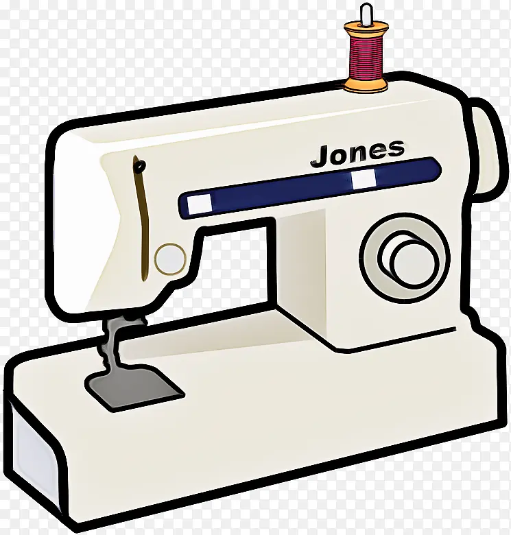 缝纫机 缝纫针 卡通