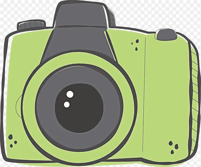 相机卡通 相机 相机镜头