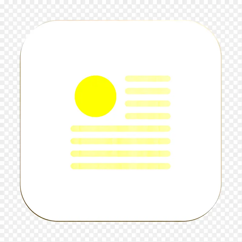 线框图标 徽标 黄色