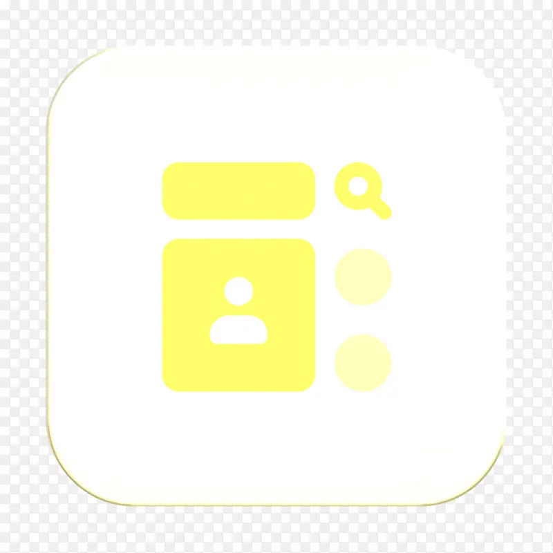 线框图标 徽标 黄色