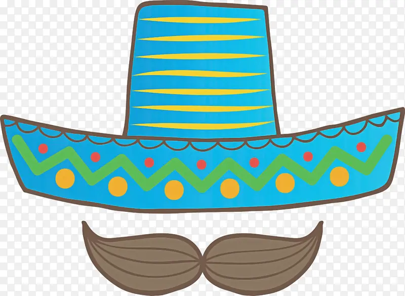 墨西哥元素 帽子 衣服