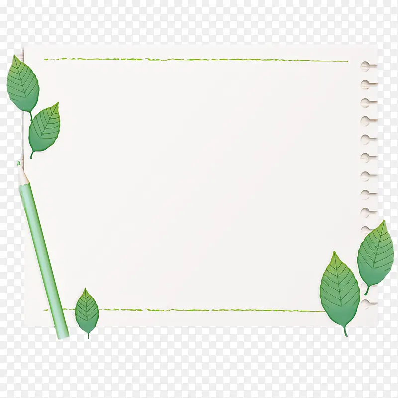 叶子 画框 植物茎