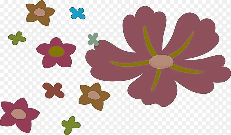 水彩画 花卉设计 花卉