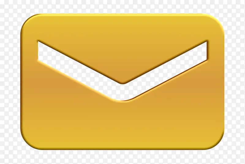 通信图标 电子邮件图标 三角形