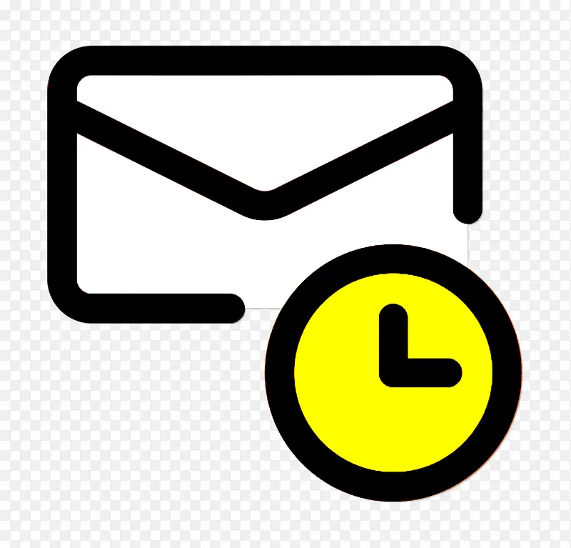 电子邮件图标 挂起图标 电子邮件
