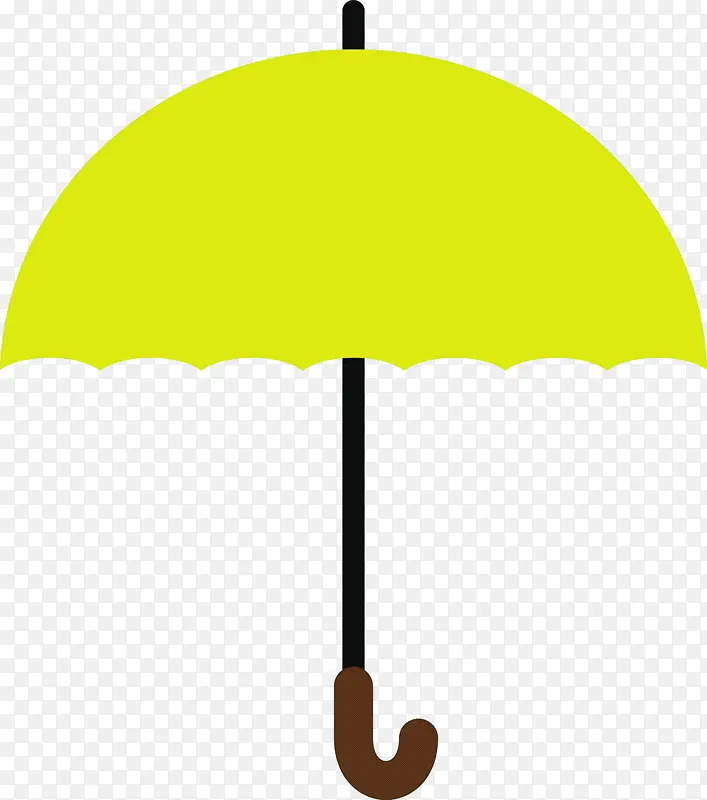 税元素 雨伞 黄色