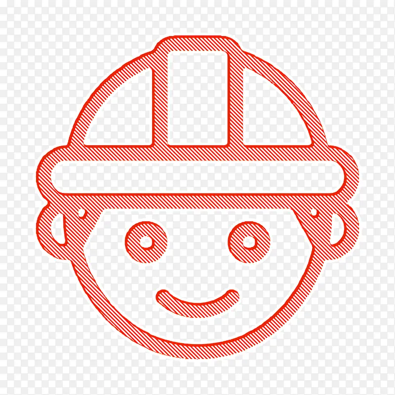 表情符号 笑脸和人物图标 工程师图标