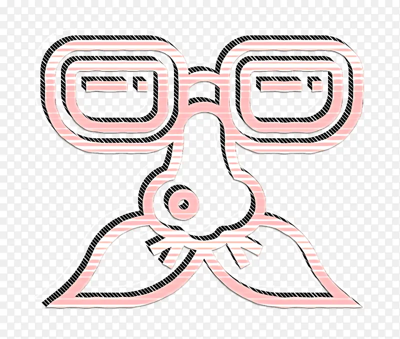 面具图标 派对图标 眼镜图标