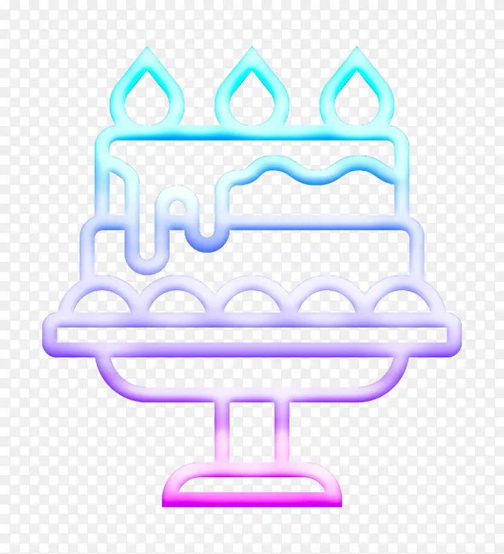 蛋糕图标 派对图标 生日蛋糕图标