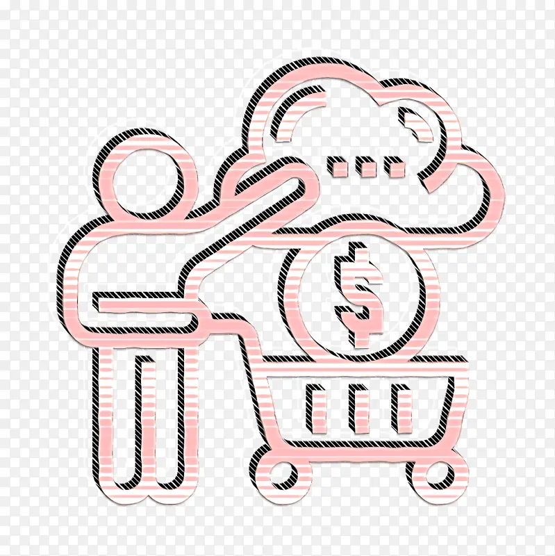 云服务图标 消费者图标 购物车图标PNG图片素材下载_图片编号7100945-PNG素材网