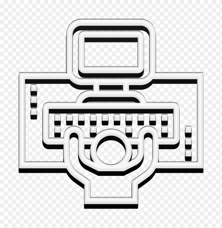 键盘图标 计算机技术图标 角度