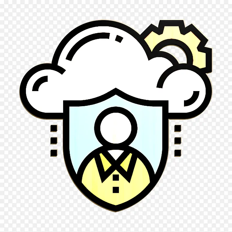 云服务图标 隐私图标 私有图标
