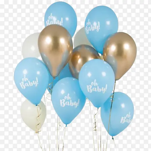 气球 蓝色 生日