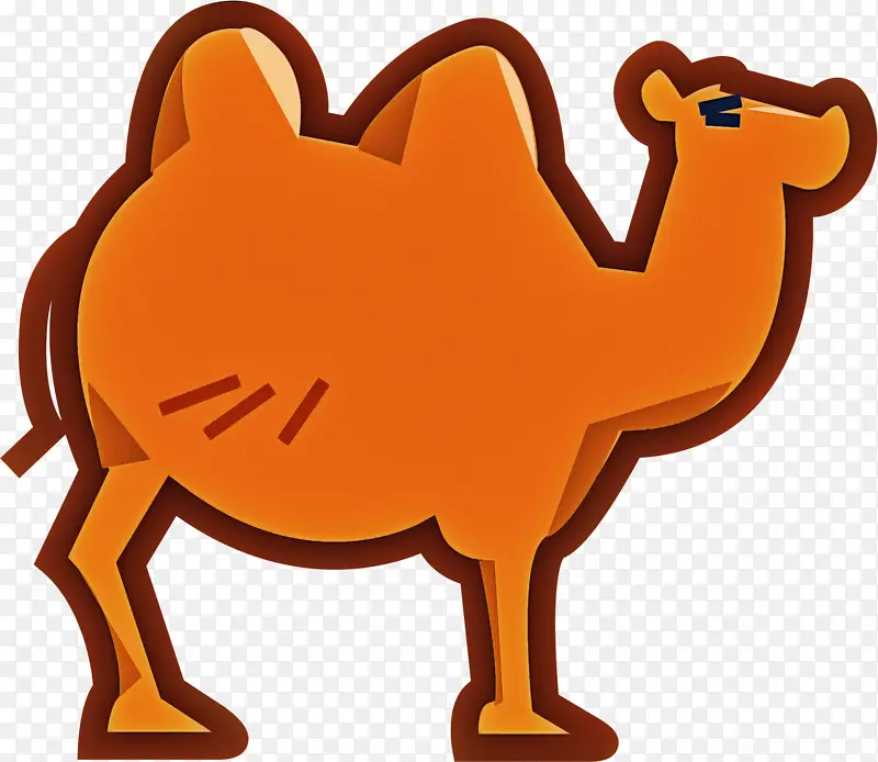 骆驼 卡通 绘画