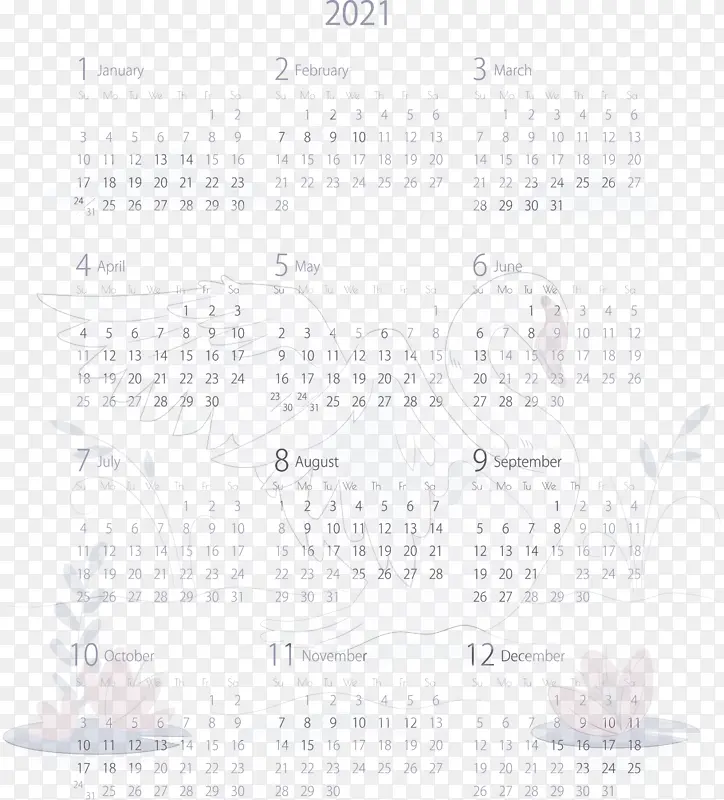 日历系统 日历年 月