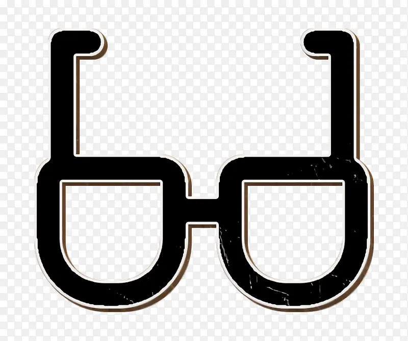 眼镜图标 眼科图标 配件图标
