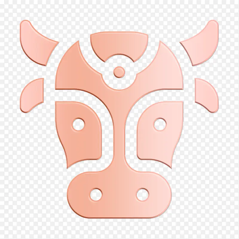 奶牛标志 印度标志 鼻子