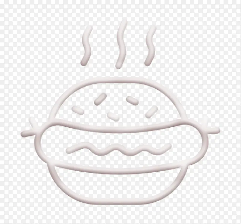 烧烤图标 汉堡图标 标志