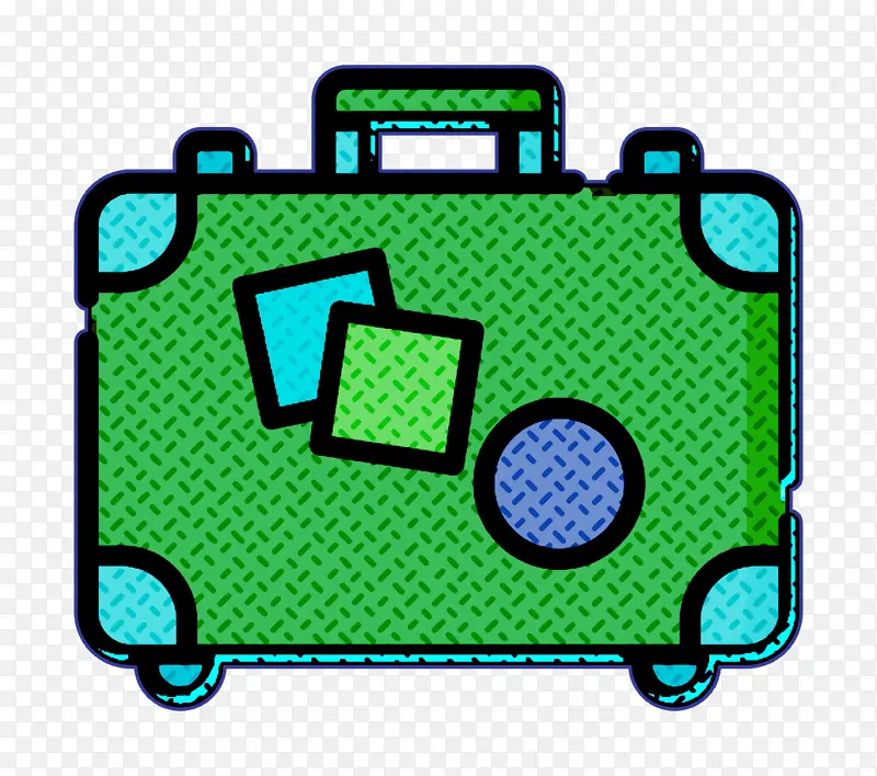 行李箱图标 旅行图标 假期图标