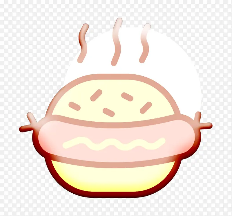 汉堡图标 烧烤图标 三明治图标