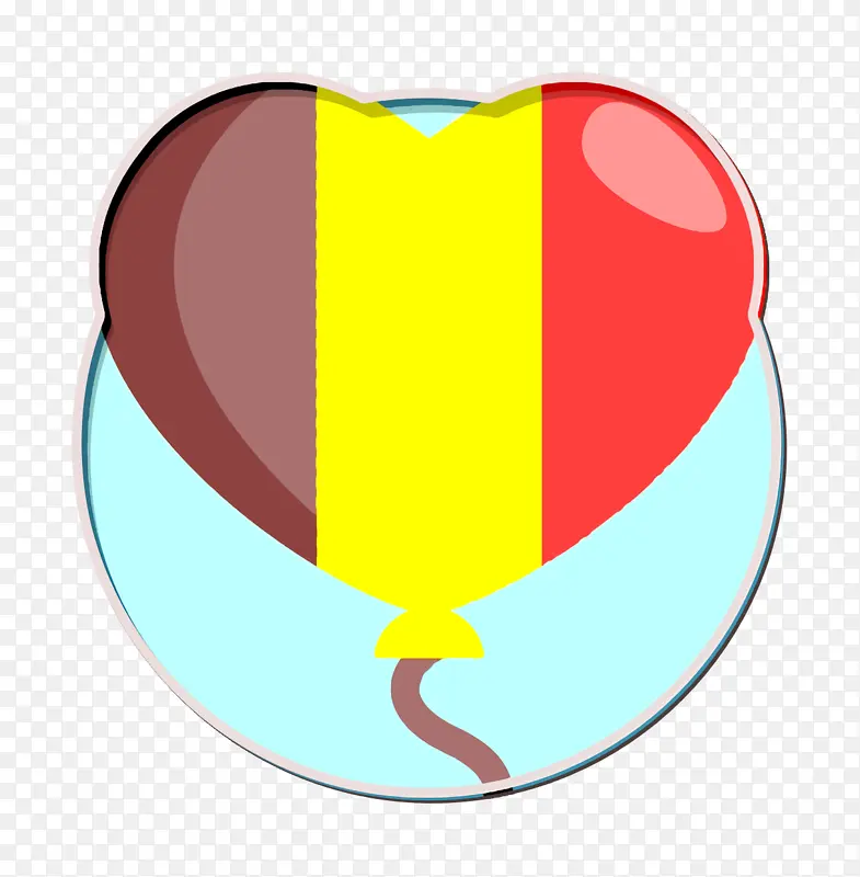 气球图标 比利时图标 圆圈