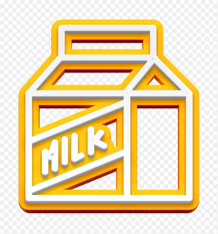 街头食品图标 牛奶图标 标志
