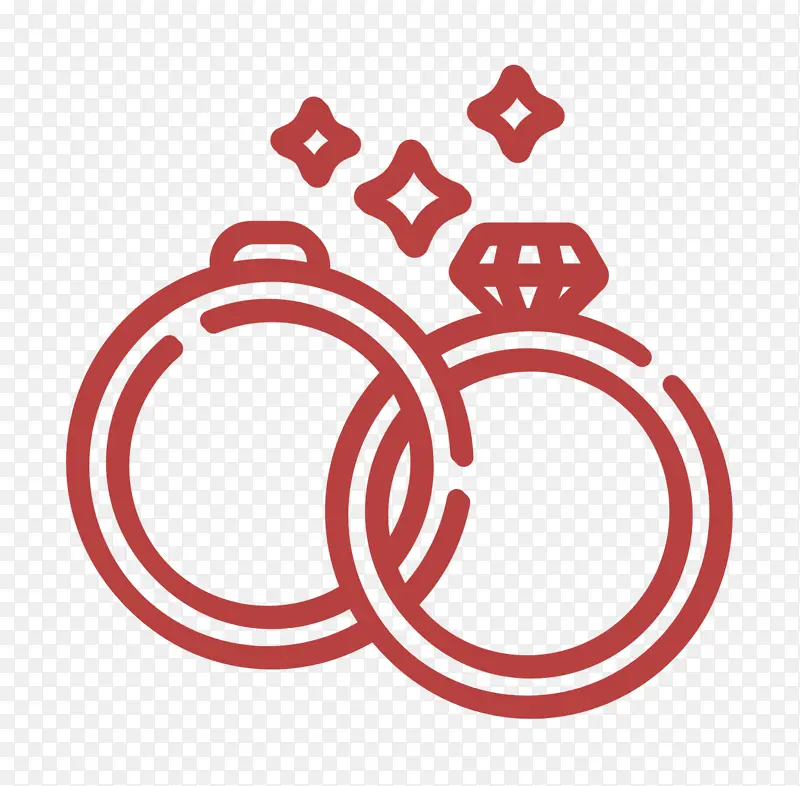 婚礼图标 结婚戒指图标 戒指图标