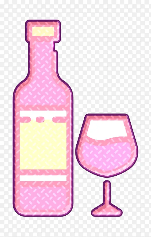 葡萄酒图标 酒瓶图标 派对图标