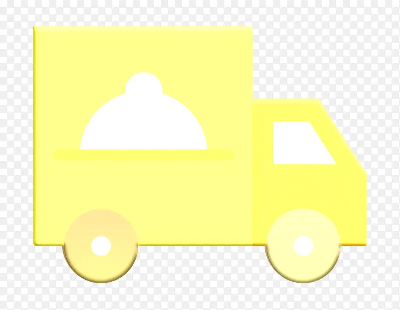 卡车图标 快餐图标 食品卡车图标