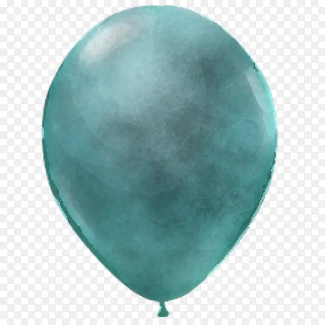 气球 绿松石