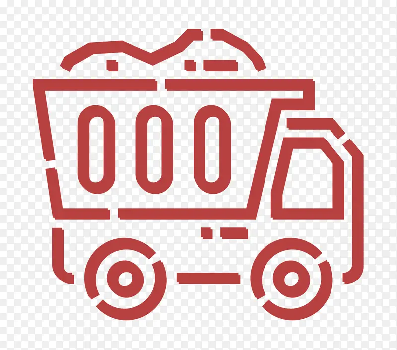 车辆运输图标 自卸车图标 卡车图标