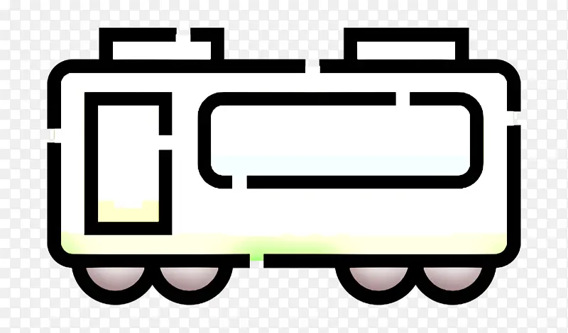 火车图标 车辆运输图标 徽标